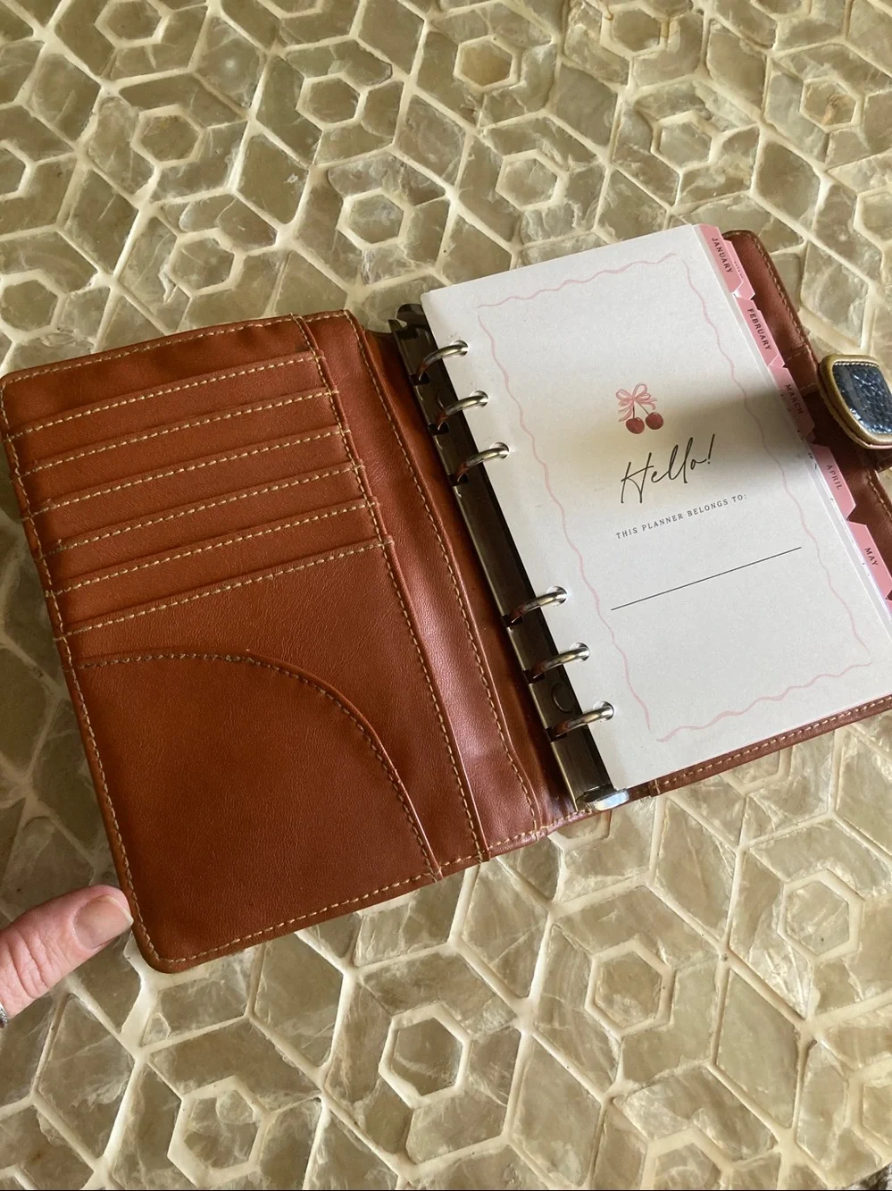 Dooney & Bourke All-Weather Leather (AWL) Vintage Organizer/ Agenda